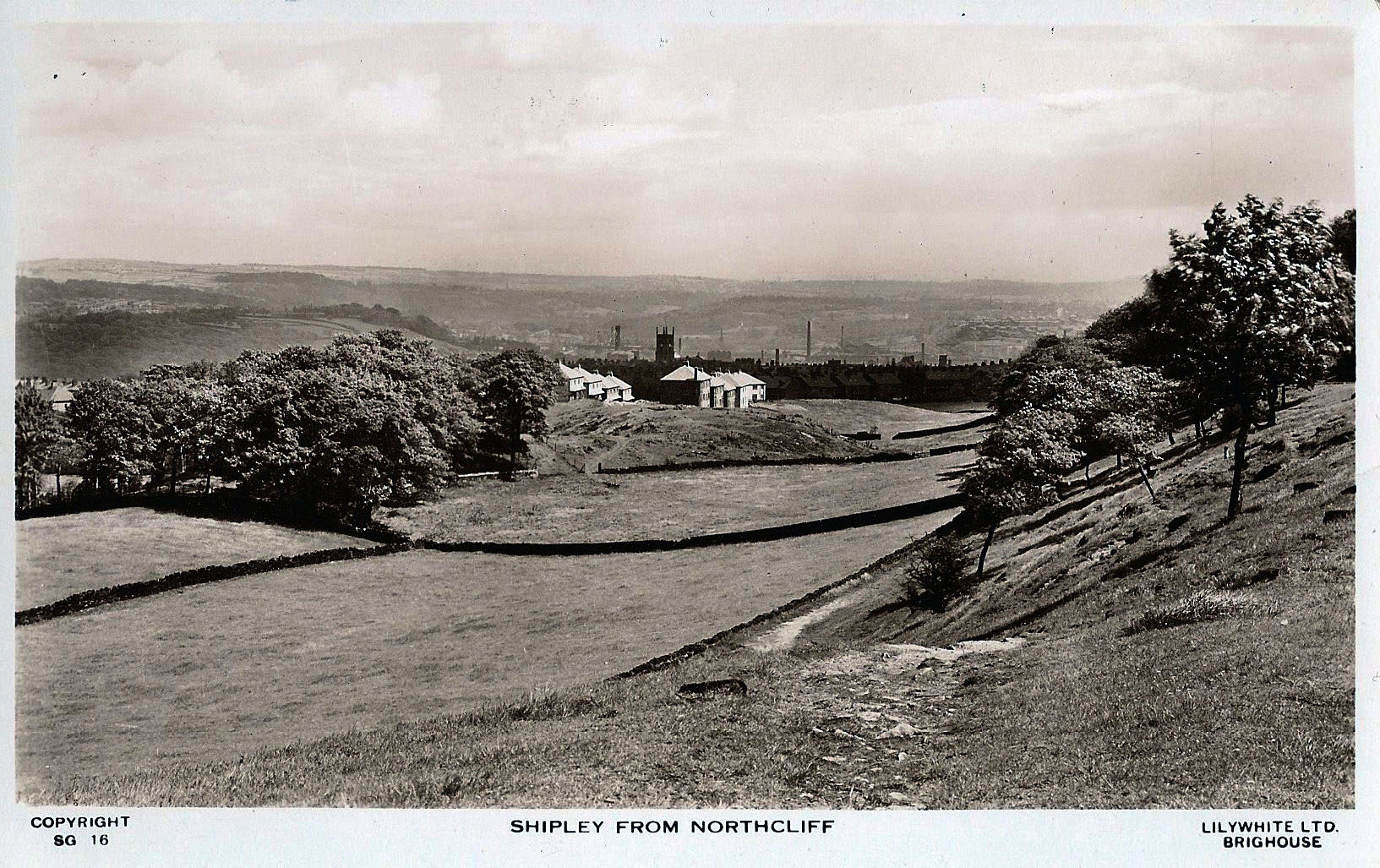 Fields in the middle of the picture are now line of Avondale road